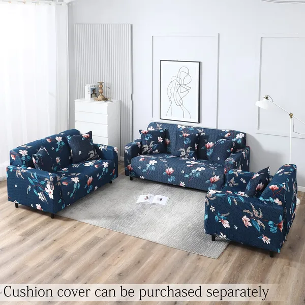 Blue_Mixed_Flowers_Floral_Print_Polyester_Elastic_Stretchable_Printed_Sofa_Cover